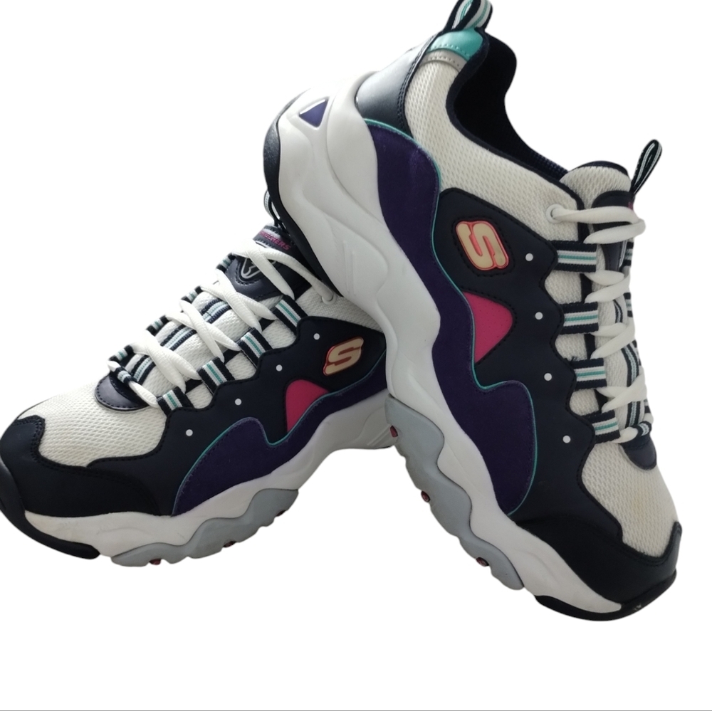 Skechers Women's D Lites 3 Zenway 12955 Lifestyle Sneakers size 10 Chunky Retro